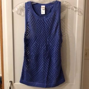Periwinkle patterned sports tank